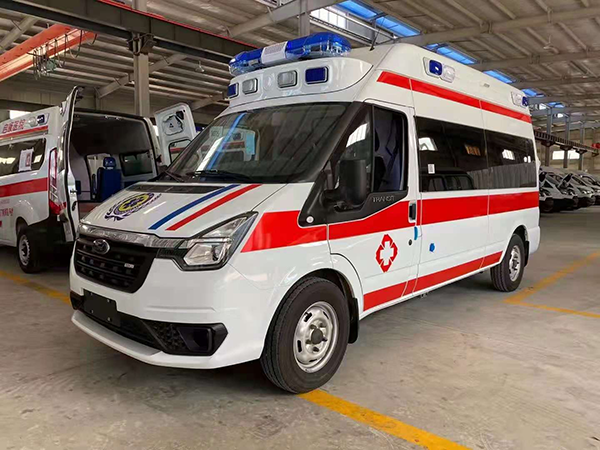 福特V348长轴高顶转运型救护车